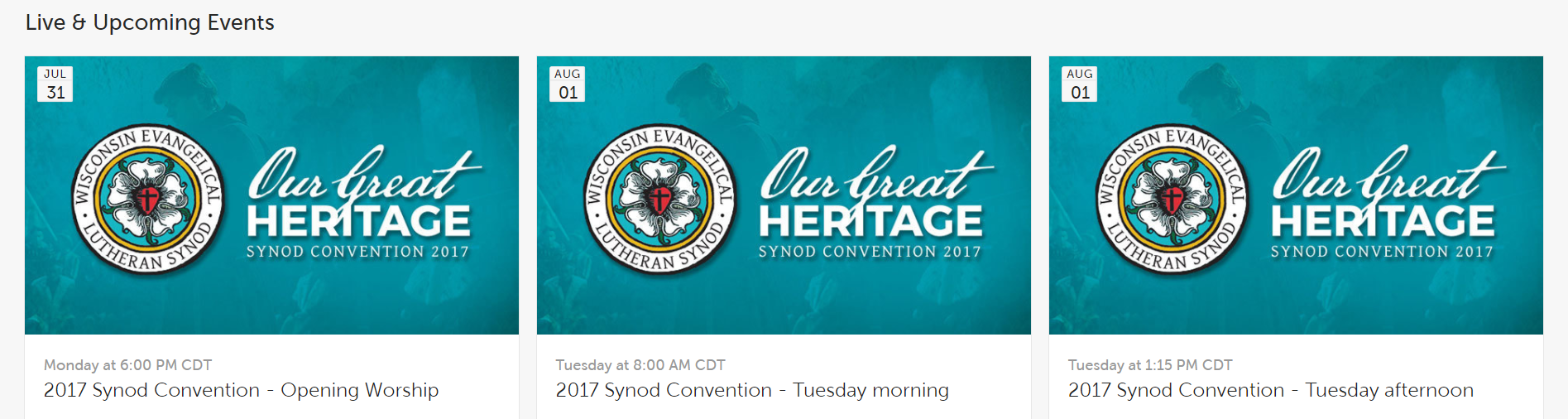 Final Thoughts on Convention WELS Synod Convention 2017